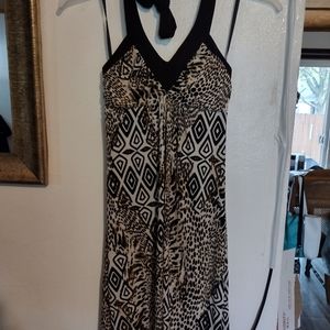 Halter top mini dress